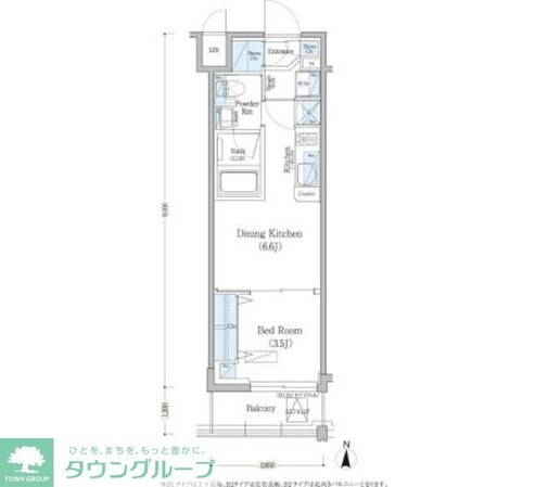 アーバネックス深川住吉の物件間取画像